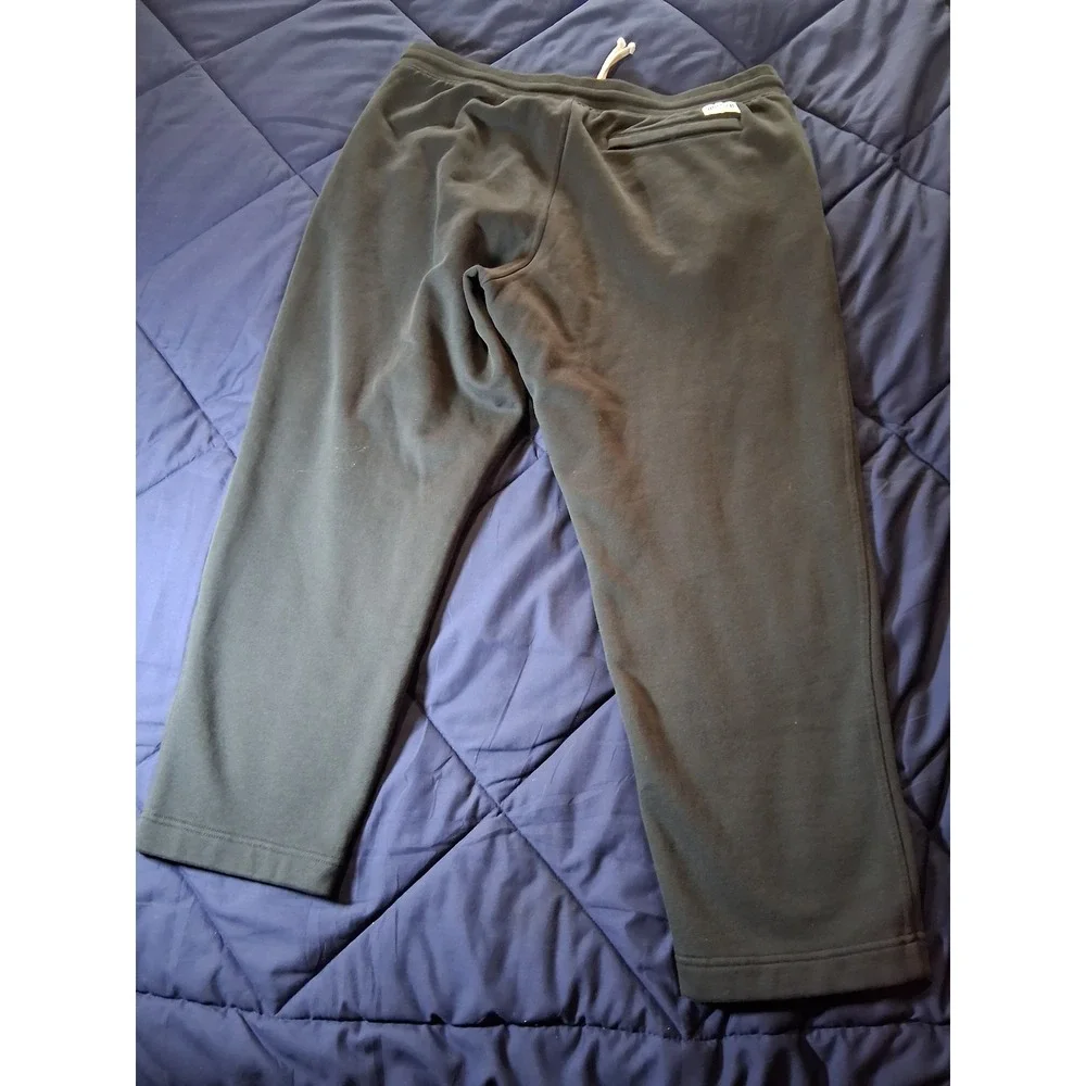 Duluth Trading Co Men Souped-Up Sweats Tapered Relaxed Sweatpants Black XL x 30